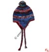 Mixed color woolen ear hat21