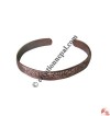 Carved cupper bangle1