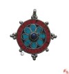 Stone setting metal pendant3