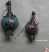 Stone decorated bottle pendant1