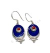 Oval shape Tibetan earring