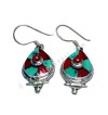 Tibetan tear drop Earring