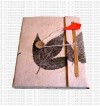 Leaves inlay notebook