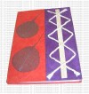 Leaves/string design notebook