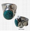 Turquoise finger ring 17