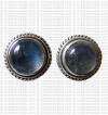 Braided wire ear stud
