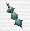 Three stone pendant