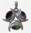 Three moon pendant