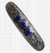 Silver hair clip