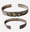 Three stone TD bangle