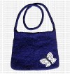 Plain felt shoulder bag