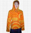Full sleeves hooded rib cotton Tshirt