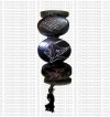 8-auspicious black bone bracelet