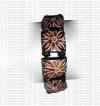Flower design stretched bone bracelet