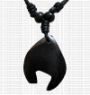 Fish shape bone pendant