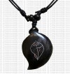 Mango shape bone pendant