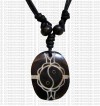 Double fish bone pendant