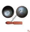 Tibetan signs printed singing bowl