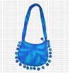 Tie-dye balls frills felt bag 146