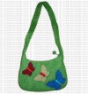 Three butterfly felt bag 1