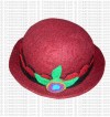 Flower felt hat 5