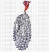 Diamond cut Crystal Mala