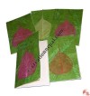 Plain Bodhi leaf patch cards 1 (packet of 5)