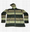 Woolen striped light jacket 02