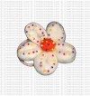 Beads decorated felt hair band 1