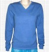 V-neck Pashmina sweater