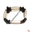 Oval beads bone Bracelet1