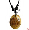 Ritual conch carved pendant