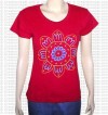 Crochet Big-sun rib t-shirt