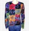 Painted stonewash patch rib t-shirt