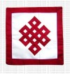 Patch-work knot cushion cover3