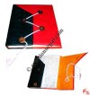 Four button folding notebook