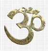 Carved brass OM