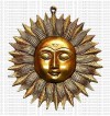 Antique color Large brass
