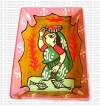 Mithila art - woman from the shopping tray