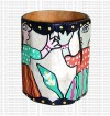 Mithila painting - girls pen holder