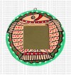 Mithila painting - big fish mirror
