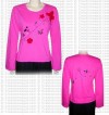 Flower creep rib t-shirt