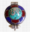 OM-Lotus white metal round Ghau