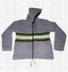 Single stripe woolen jacket