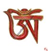Tibetan Small Om-Red paint