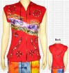 Sleeveless hooded jacket