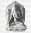 White Tara - 8'' stone statue