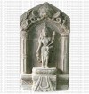 Lokeshwor - 10'' stone statue