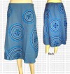 Mandala embroidery cotton skirt