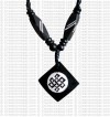 Endless knot square amulet